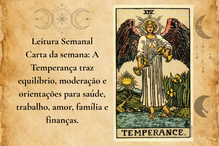 Carta da semana de 23-28/02: A Temperança